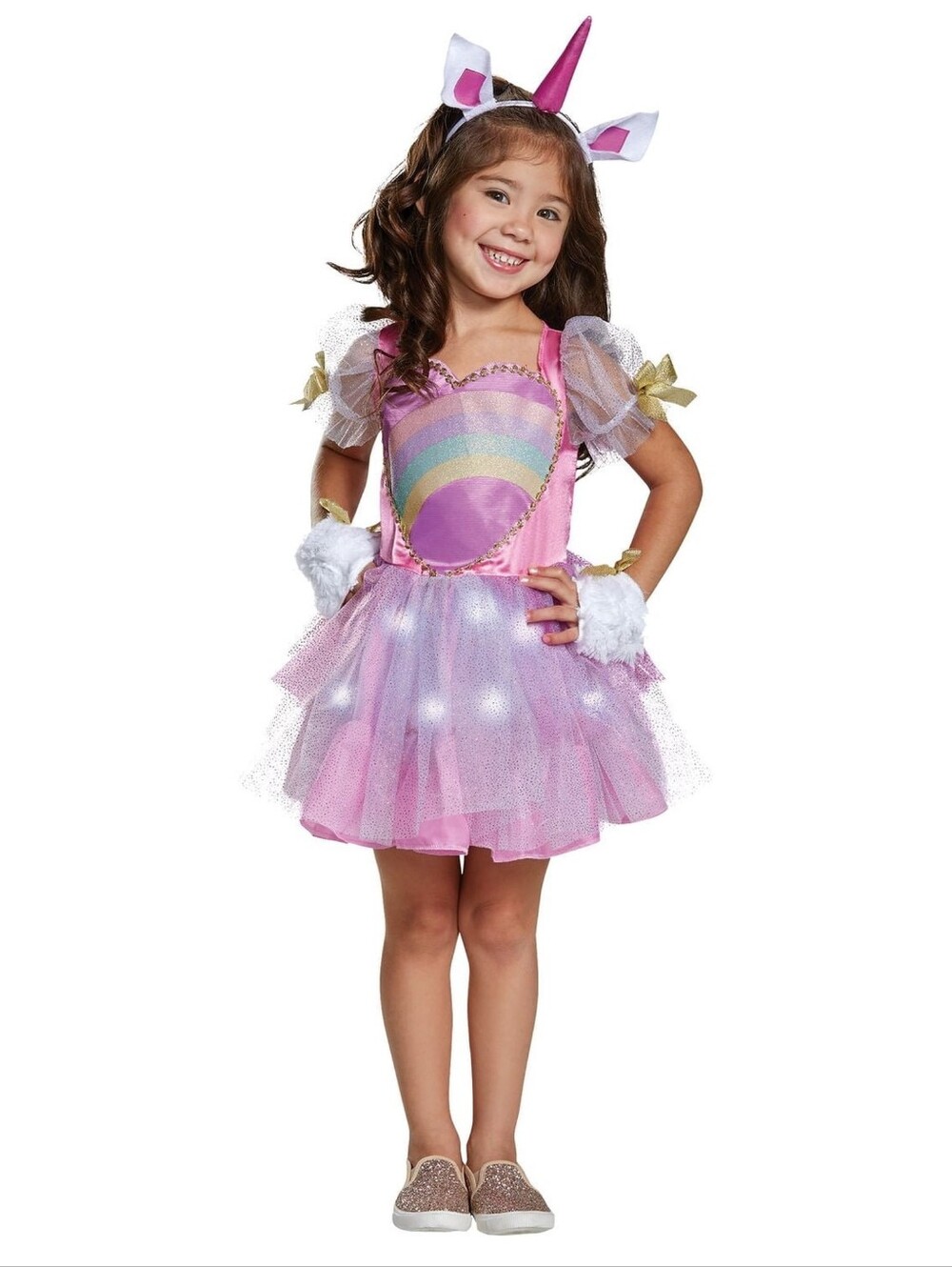 Disguise Light-Up Unicorn Classic Girls Costume Size 2T